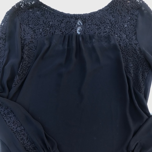 ASTR embroidered sheer silk blouse - Picture 2 of 6